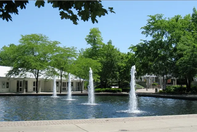 Fountains at Fraze Pavilion in Kettering, Ohio
