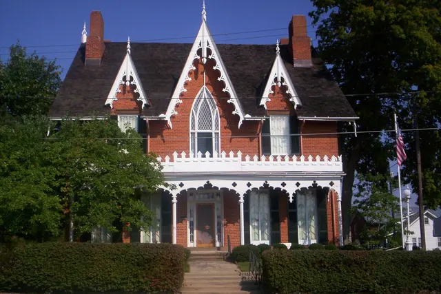 Oak Hill Cottage, a Gothic Revival house in Mansfield, Ohio