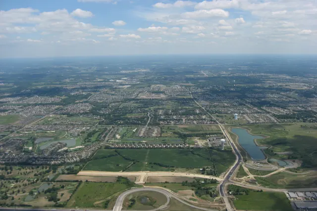 Aerial view of Mason, Ohio