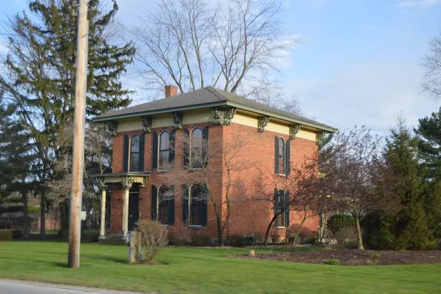The Samuel C. Cahoon House in North Ridgeville, Ohio